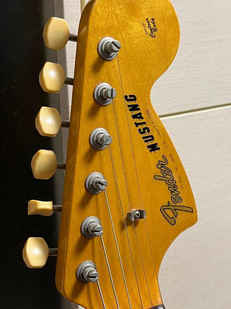 バ*ン様 即発送 fender japan MG65 ナット牛骨 総合調整済み