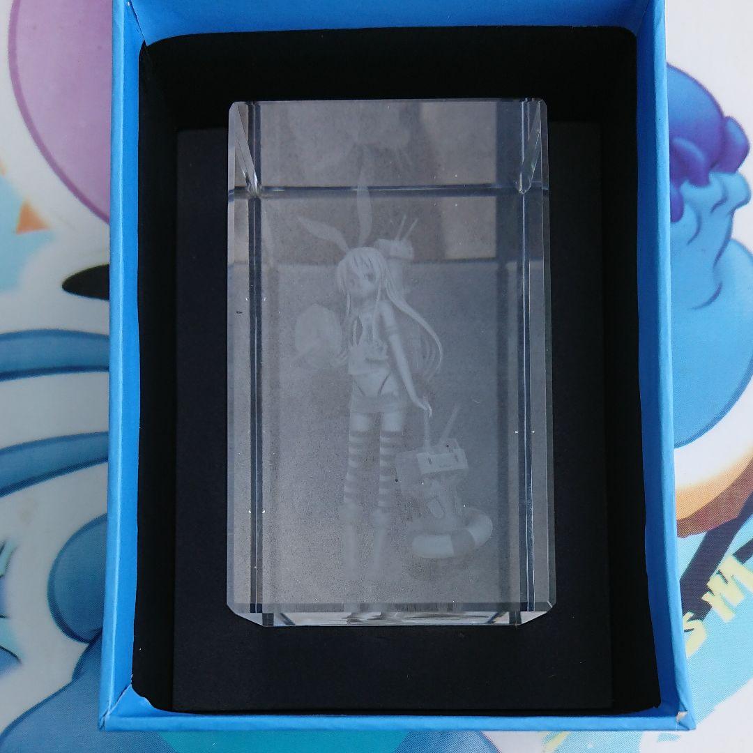 ゲームセンター限定非売品・新品未使用:３Ｄクリスタル(艦これ・島風)