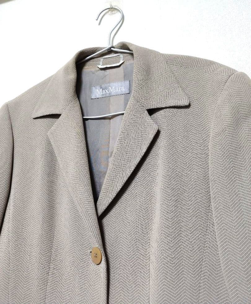 Max Mara マックスマーラ テーラードジャケット 大きいサイズ 42 XL