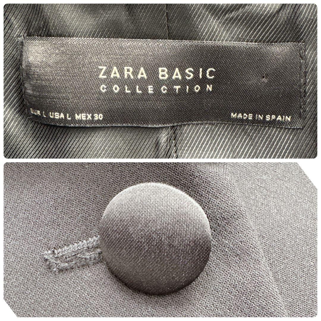 美品✨ ZARA collection サテン襟 タキシードジャケット 黒 L