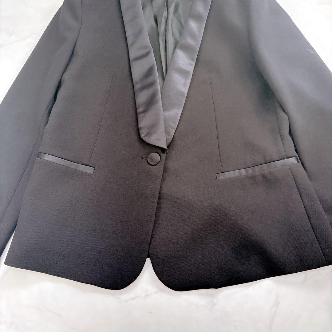 美品✨ ZARA collection サテン襟 タキシードジャケット 黒 L