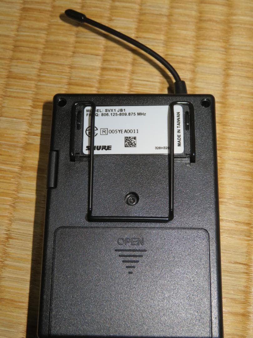 配信機器・PA機器・レコーディング機器 SHURE SVX14J/CVL-JB1