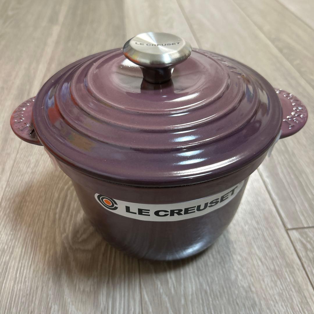 LE CREUSET 鋳鉄 両手鍋 パープル
