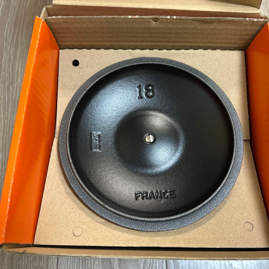LE CREUSET 鋳鉄 両手鍋 パープル