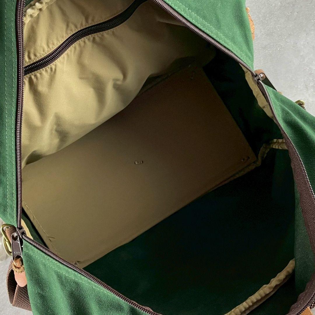 80’s●OLD L.L.Bean 2way ボストンバッグ アウトドア 緑