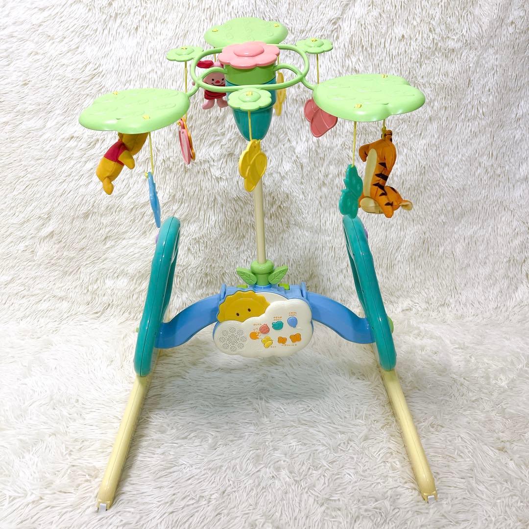 タカラトミー くまのプーさん えらべる回転 6WAYジムにへんしんメリー 美品