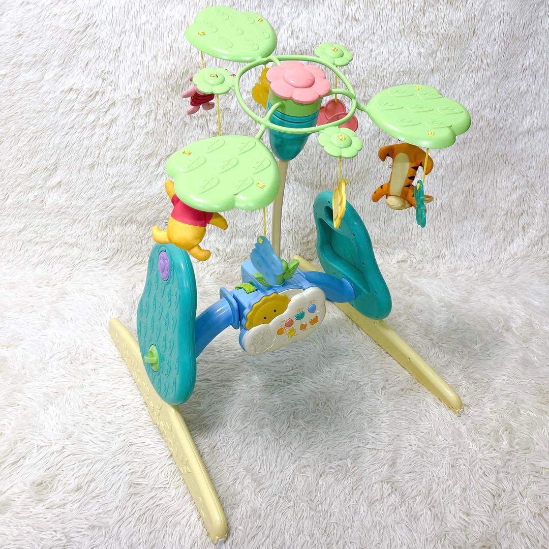 タカラトミー くまのプーさん えらべる回転 6WAYジムにへんしんメリー 美品