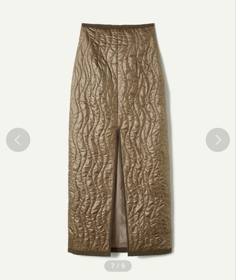 【ベル】LEINWANDE Wave Quilting Skirt