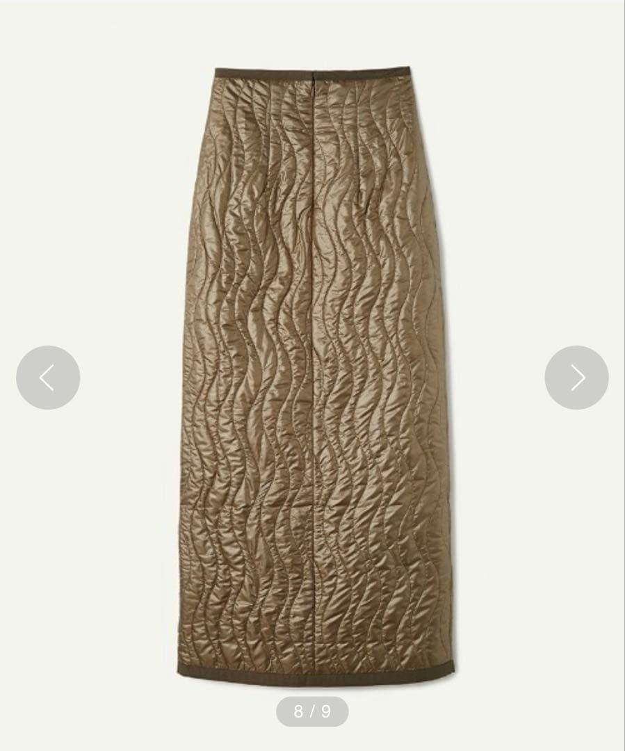 【ベル】LEINWANDE Wave Quilting Skirt