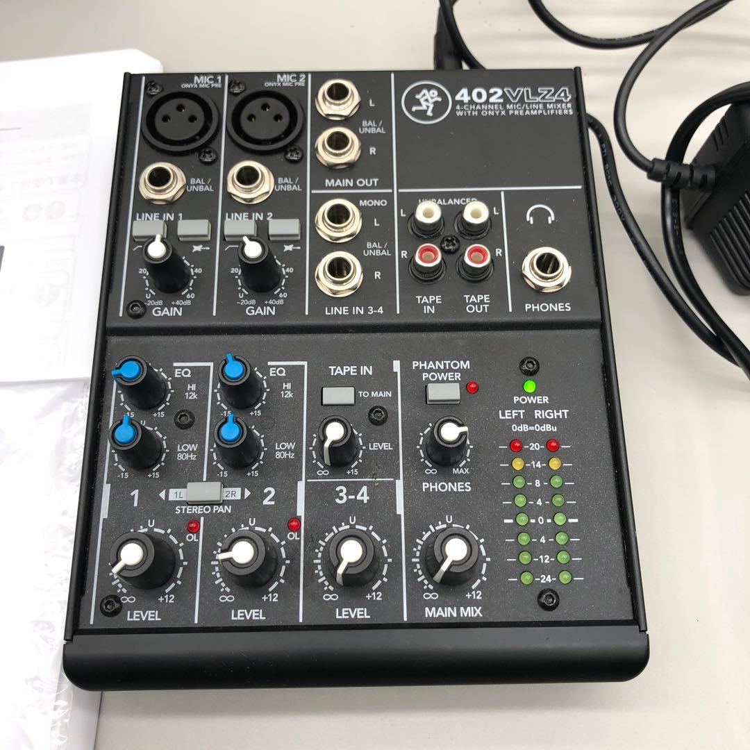 【極美品】MACKIE　マッキー　アナログミキサー　402VLZ4　箱付き　O