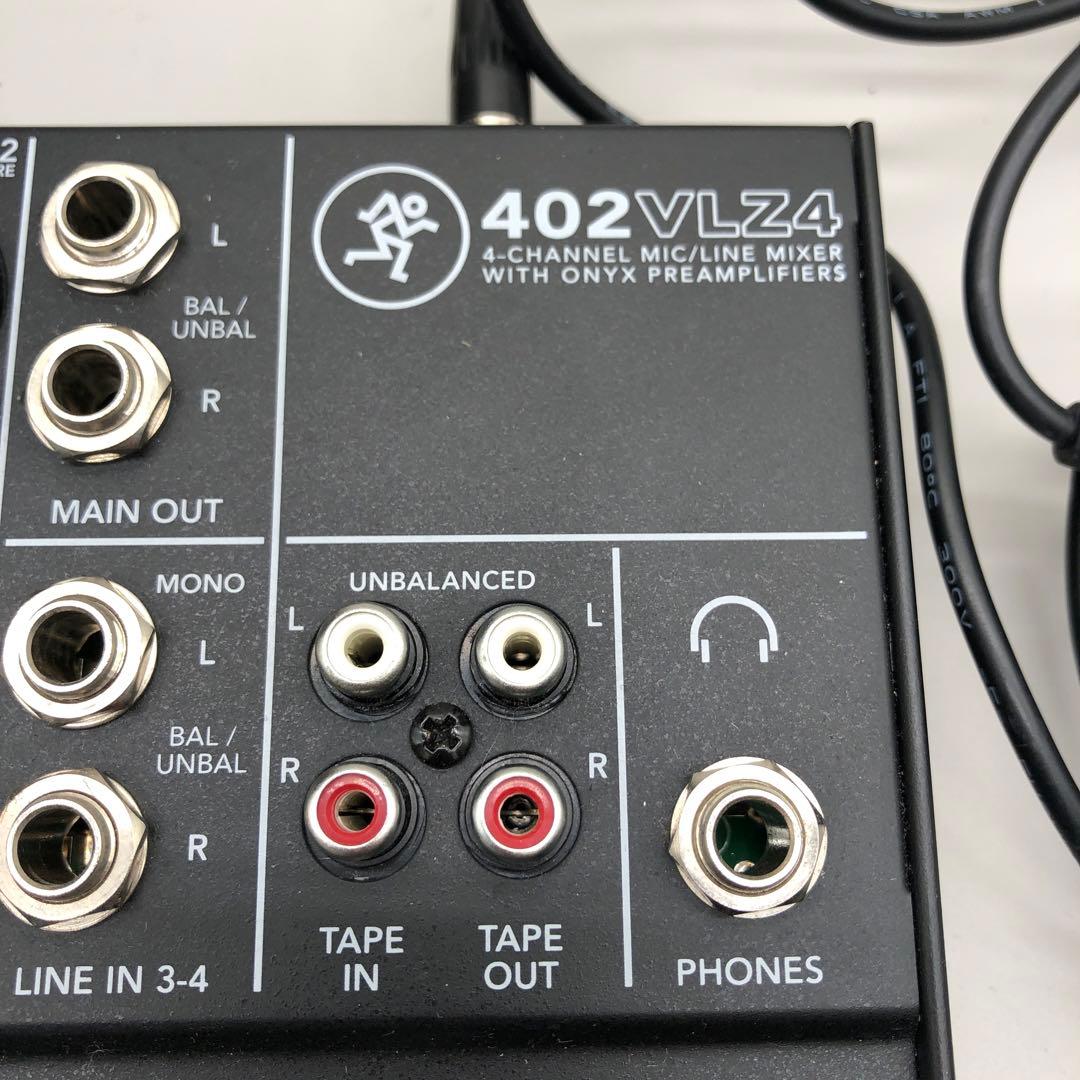 【極美品】MACKIE　マッキー　アナログミキサー　402VLZ4　箱付き　O