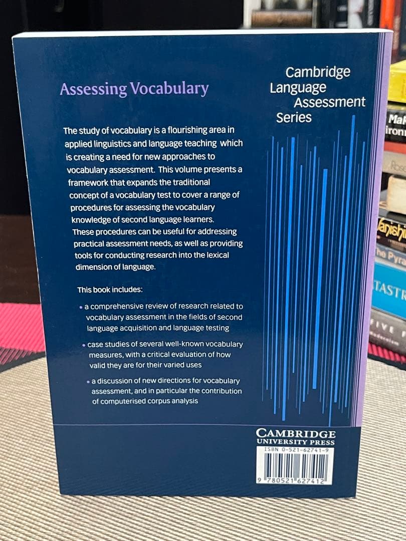 洋書 Assessing Vocabulary by John Read