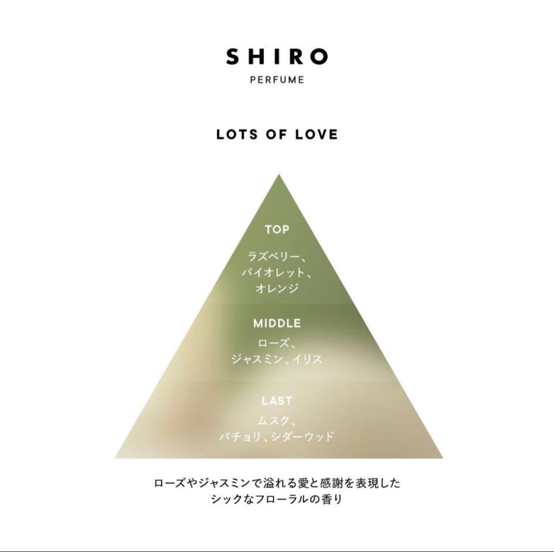 k*o様 【完売品】2025ホリデー SHIRO LOTS OF LOVE 香水