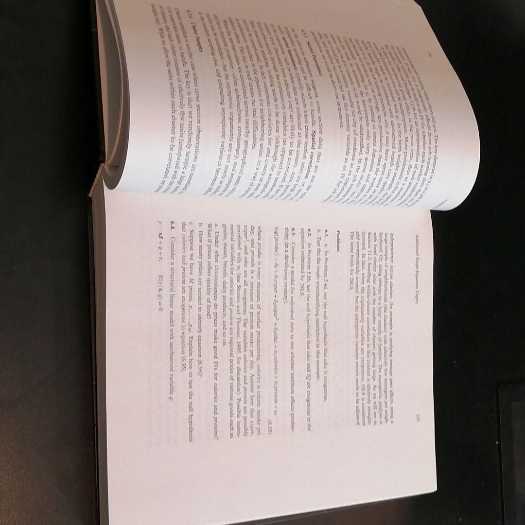 洋書 Econometric Analysis Wooldridge