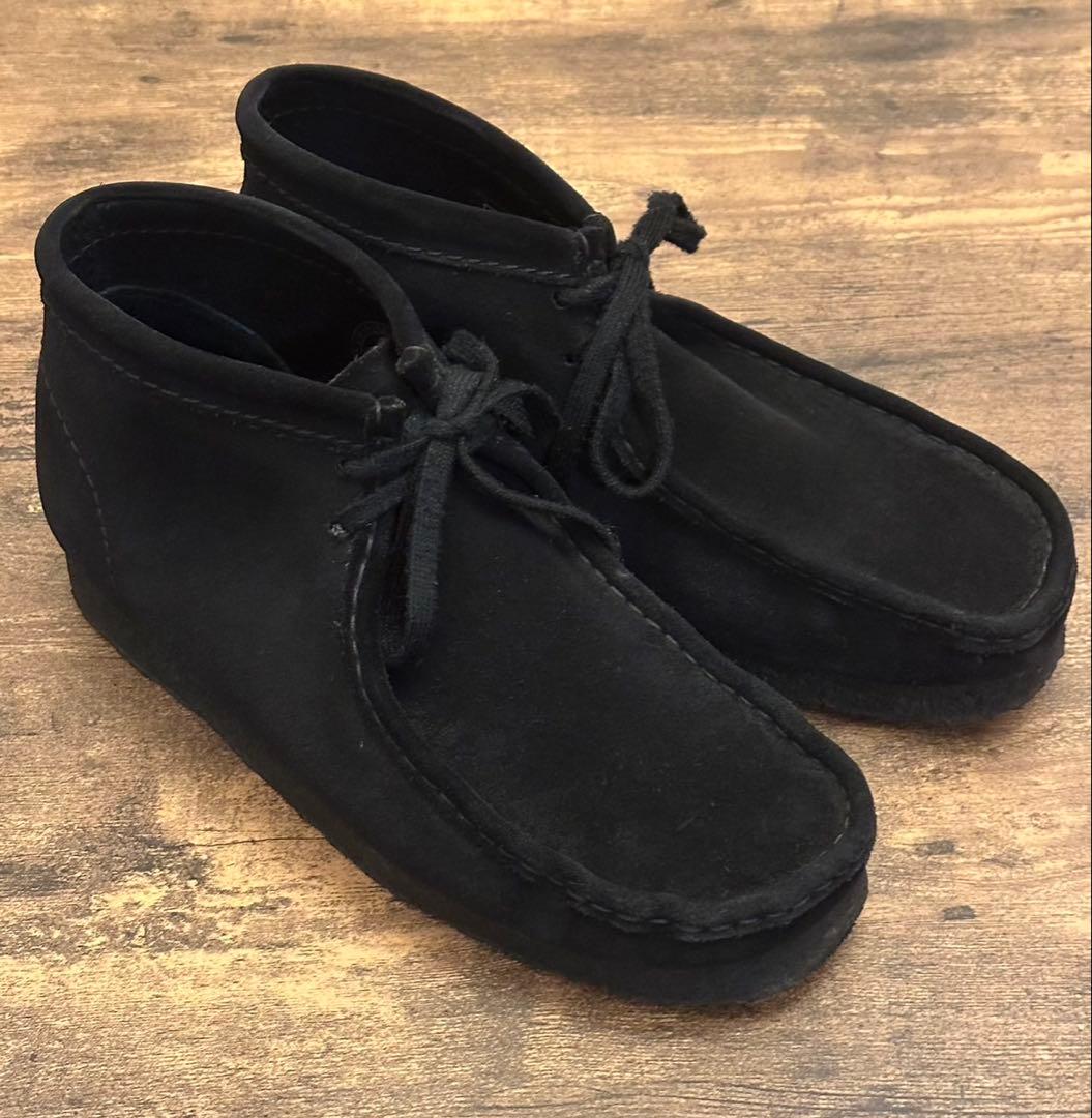 Clarks クラークス ワラビーブーツ ブラック(表記26.5cm)