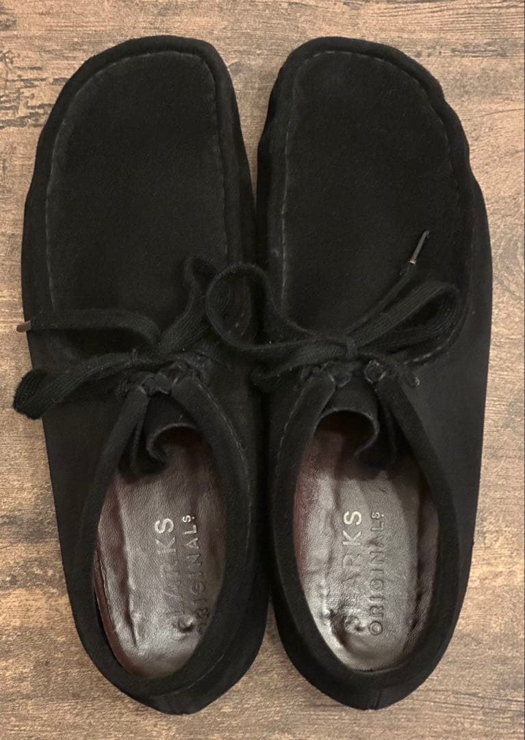 Clarks クラークス ワラビーブーツ ブラック(表記26.5cm)