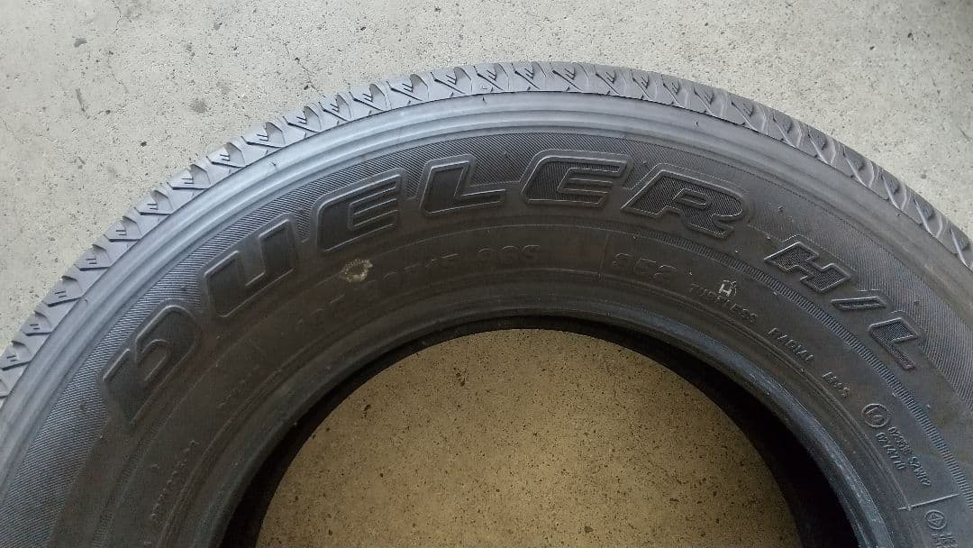 新車外し ブリヂストン 195/80R15 10分山 ジムニー ノマド シエラ