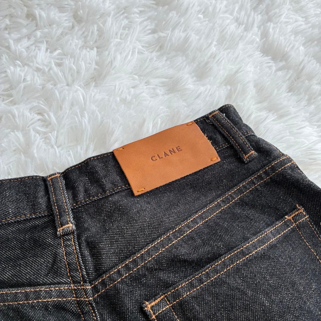 定価2.6万円✨️CLANE SECRET DENIM PANTS ライトブラック