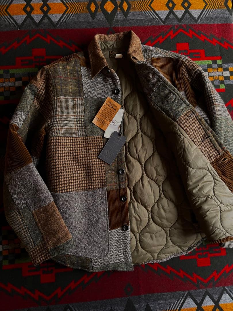 ジャケット・アウター RRL LIMITED Patchwork Tweed Jacket M