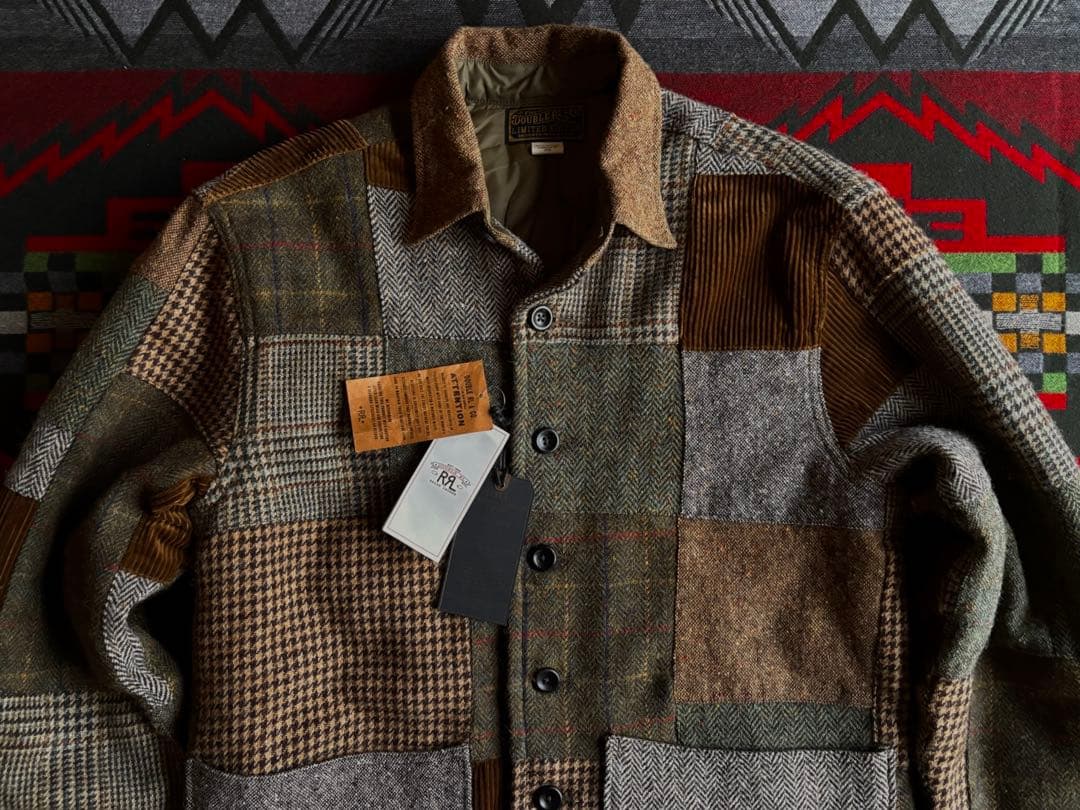 ジャケット・アウター RRL LIMITED Patchwork Tweed Jacket M