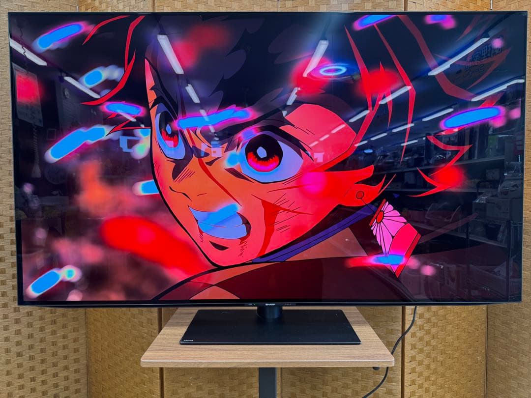 F035 SHARP　65型　有機EL　テレビ　4Kチューナー内蔵