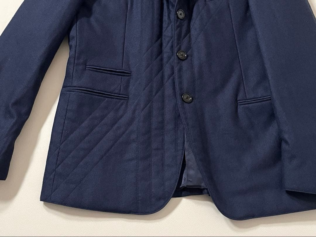 【美品】エルメス　テーラード ジャケット　アンコン　中綿　52サイズ　現行モデル