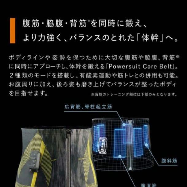美品SIXPAD Powersuit Core Belt Mサイズ
