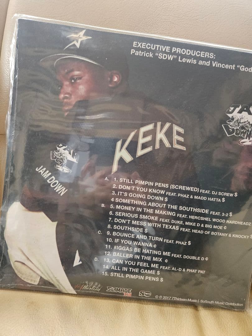 Lil' Keke DON'T MESS WIT TEXAS サイン入り　2LP