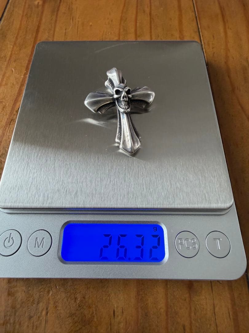 ビルウォールレザー 2005 スカルクロス➕SVネックレス参考価格109600円