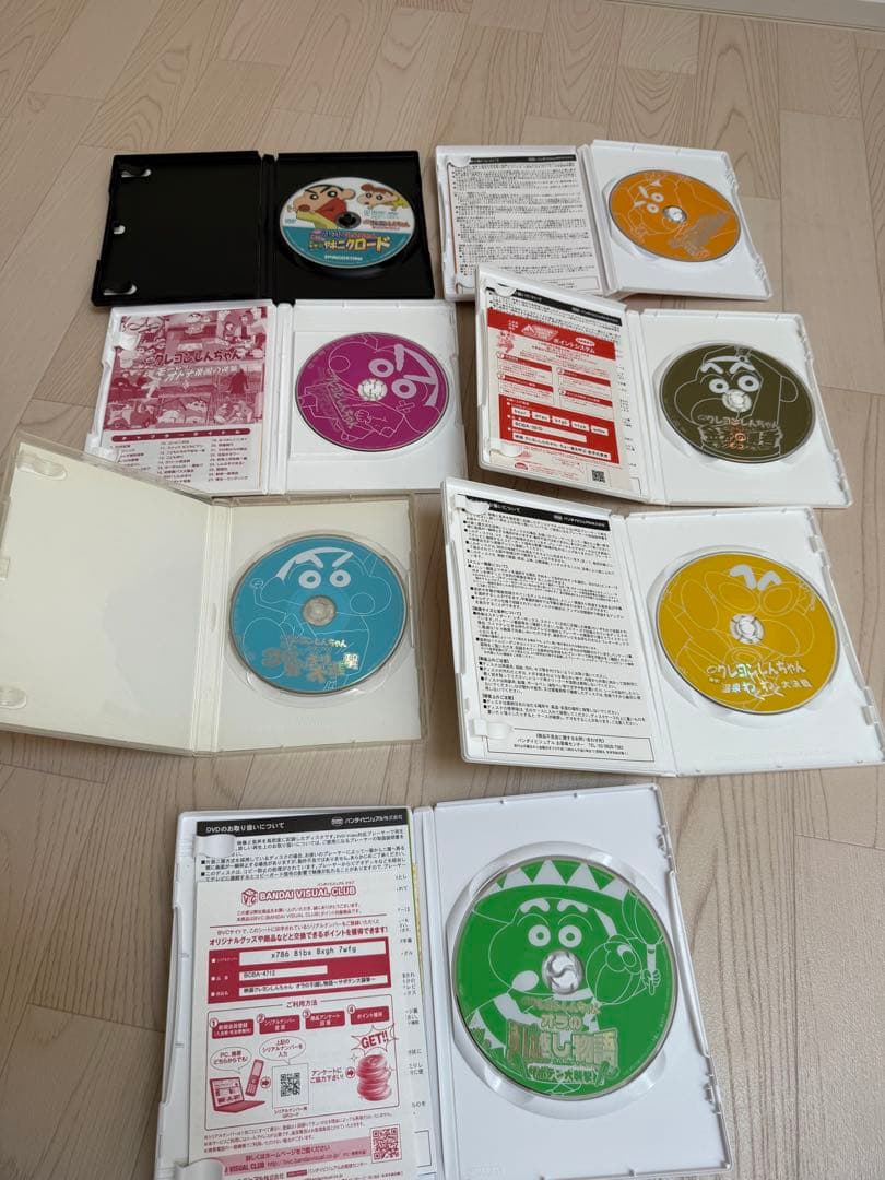 クレヨンしんちゃん　劇場版　映画　DVD 22作品