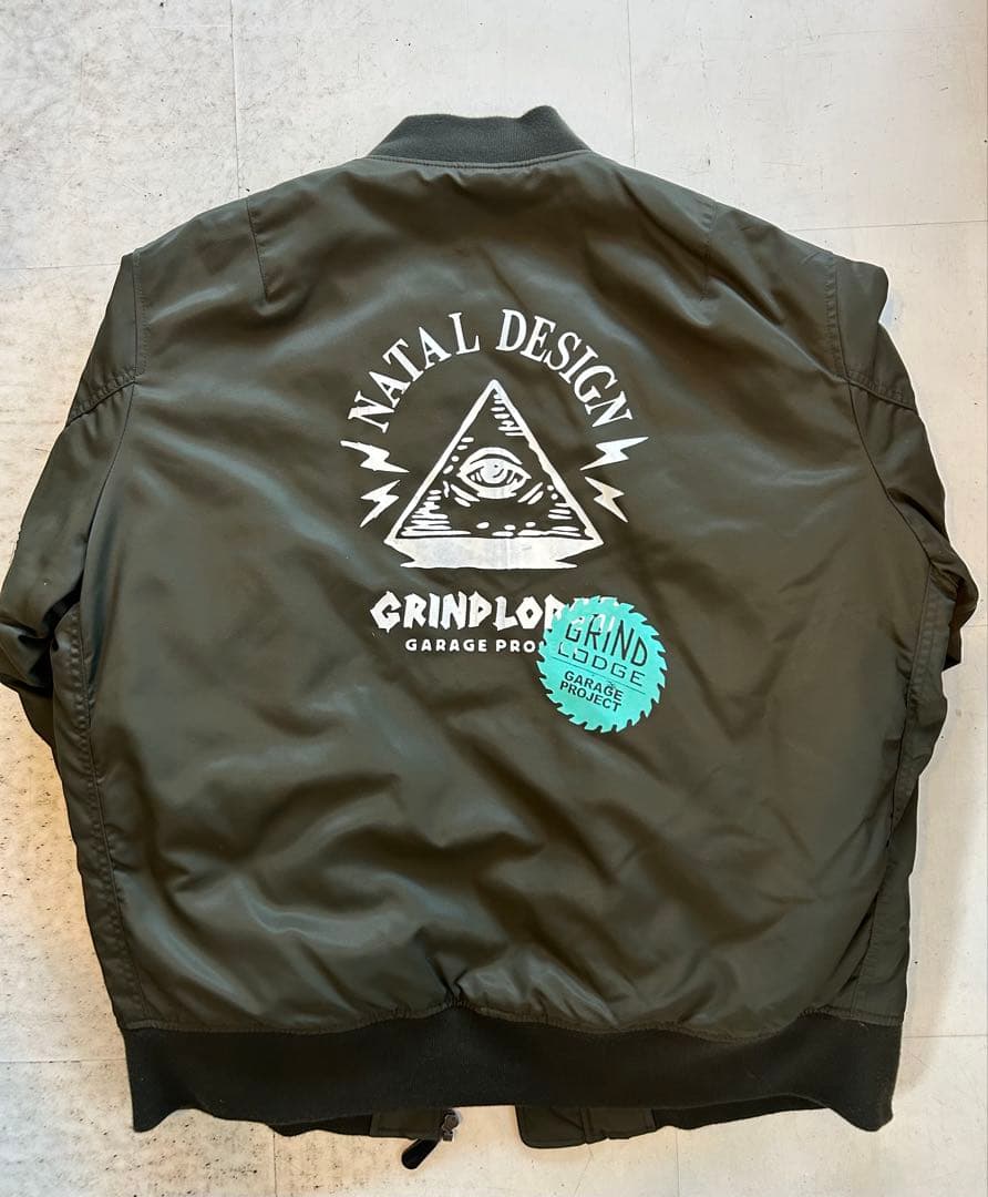 GRINDLODGE 生刷り　MA-1 XL