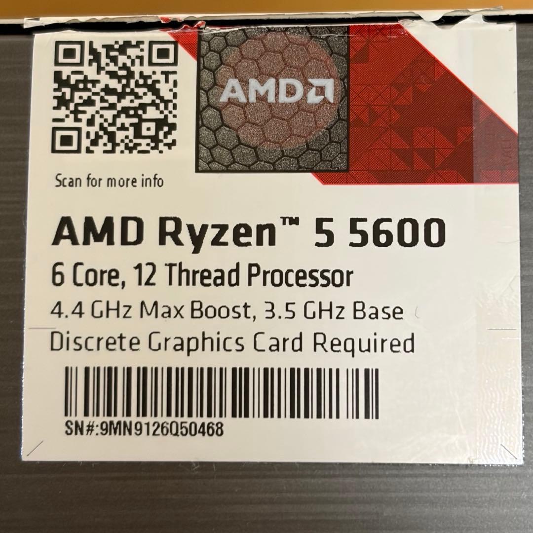 CPU Ryzen5 5600