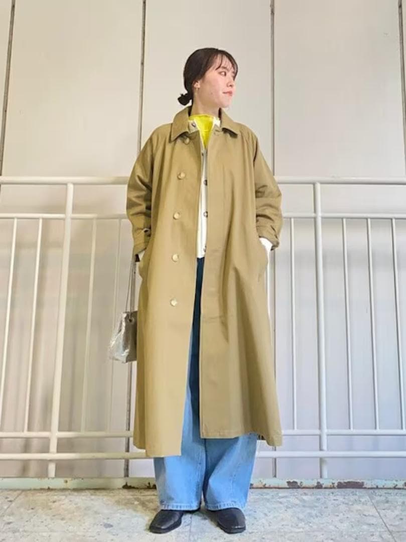 SETTO　近年モデル　春秋冬　バルコート　ゆったり　ロング丈　着用感のない美品