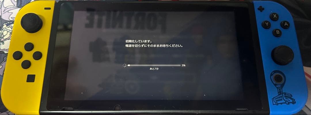 Switch本体 フォートナイトコラボ、連射コン microSD(32GB)付き