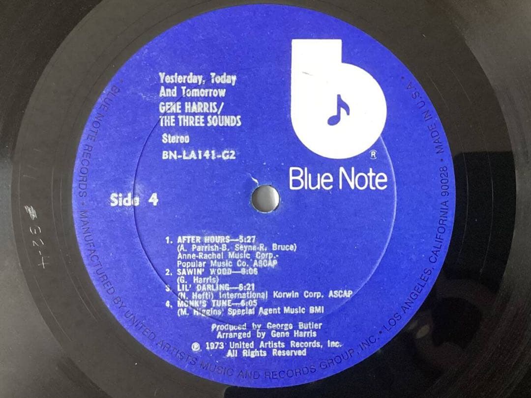 洋楽 GENE HARRIS Yesterday, Today & Tomorrow