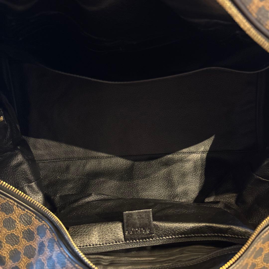 セリーヌ CELINE ボストンバック 黒 マカダム 大容量