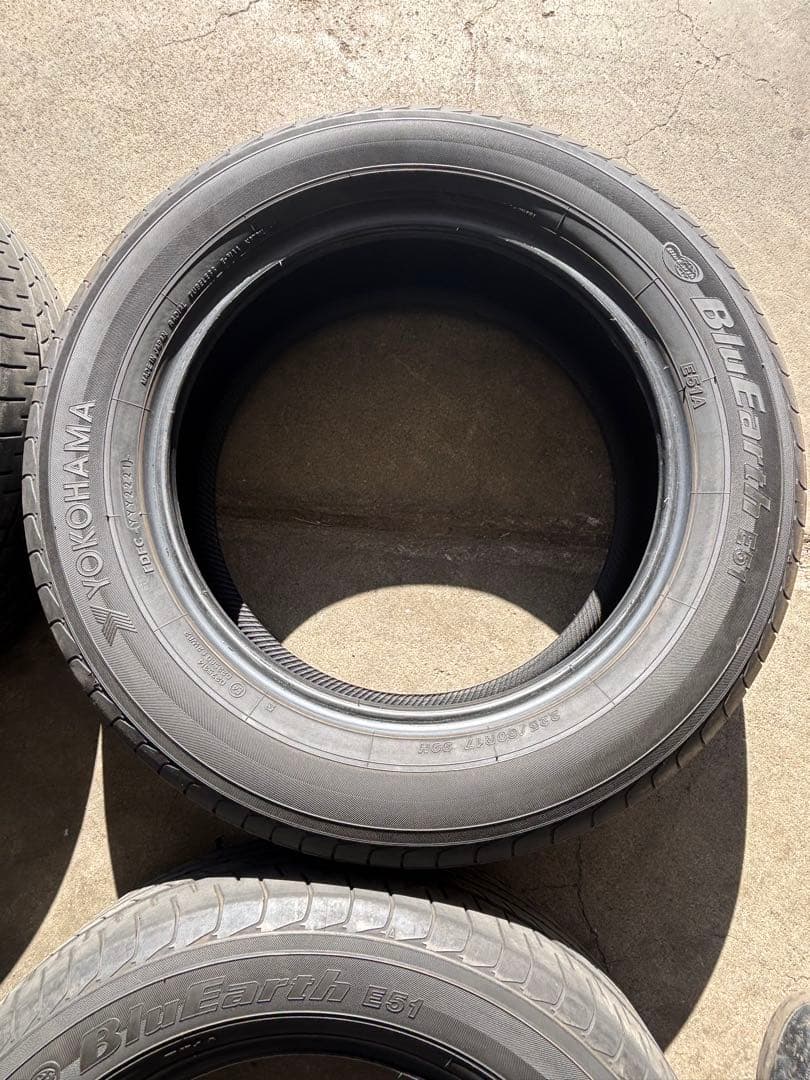 225/60R17 サマータイヤ ４本セット ヨコハマ BluEarth