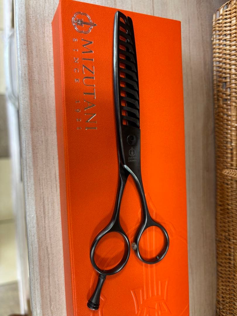 MIZUTANI CRONOS ブラック セニングシザー50%