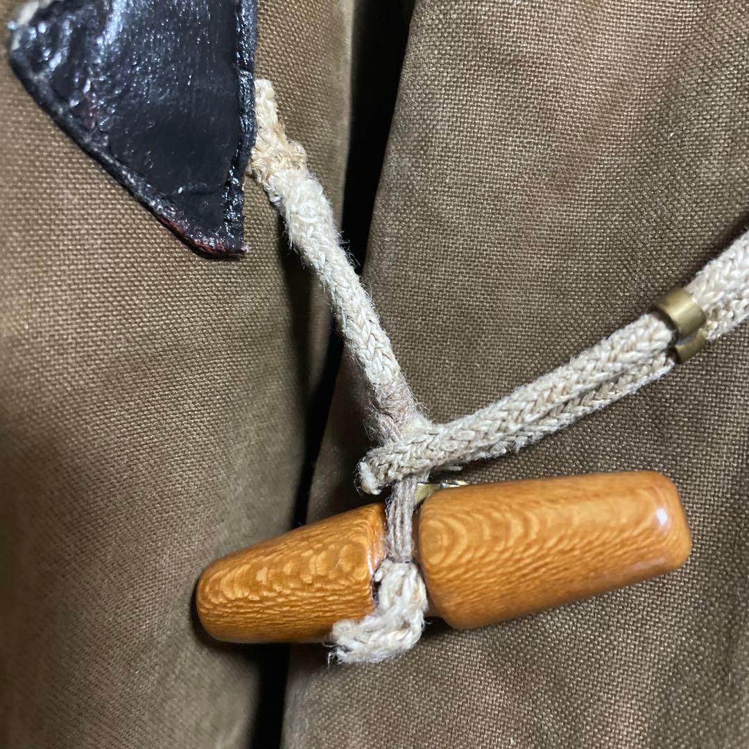 00年代 英国製 Barbour バブアー ワックスコットン ダッフルコート