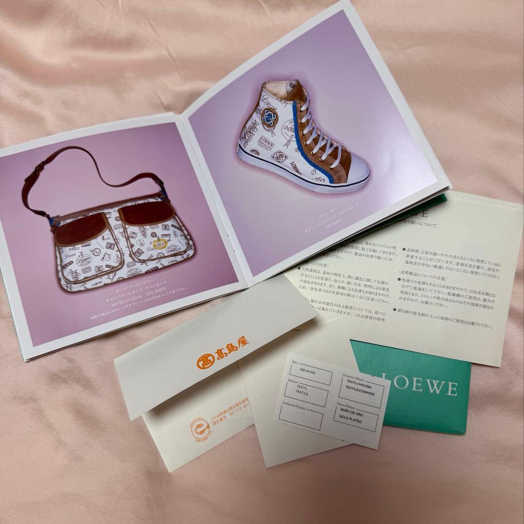 LOEWE ロエベ 160周年 ドクターズバッグ キャンパス レッド