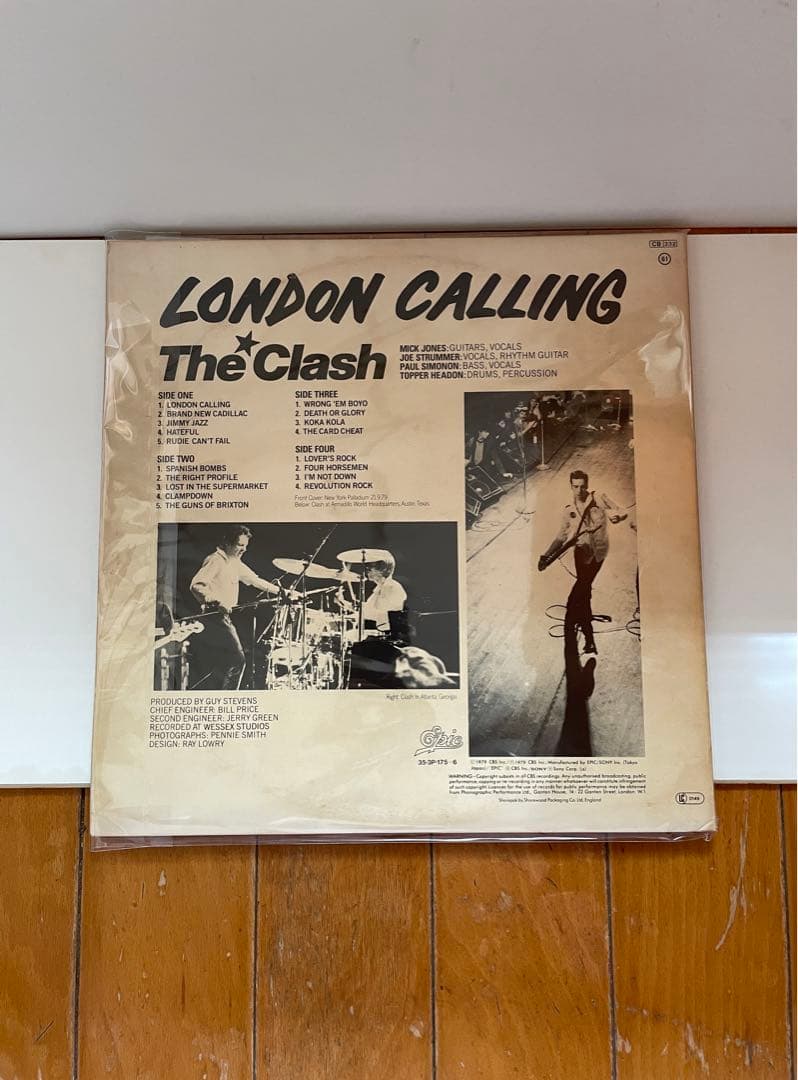 希少 The Clash LONDON CALLING ターコイズ LP
