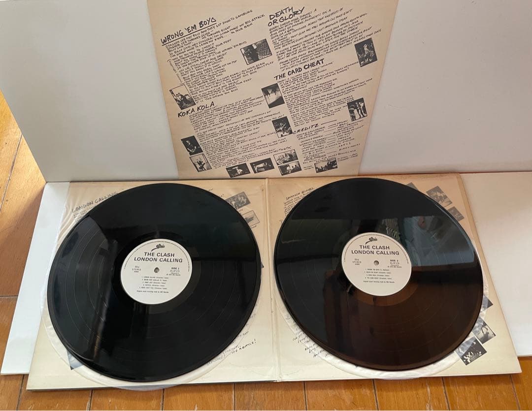 希少 The Clash LONDON CALLING ターコイズ LP