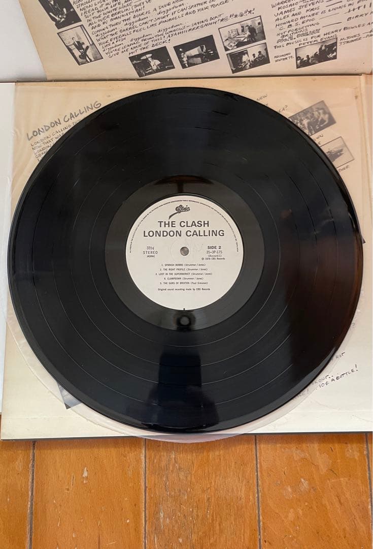 希少 The Clash LONDON CALLING ターコイズ LP