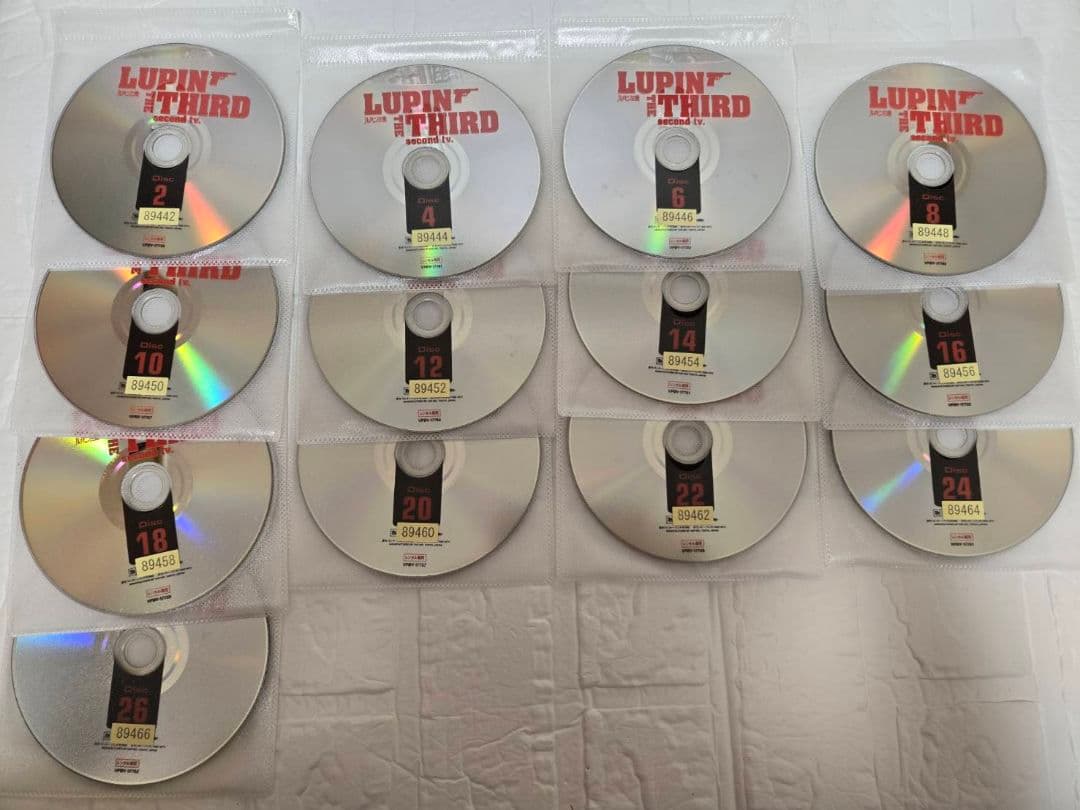 ルパン三世 LUPIN THE THIRD second tv レンタル　DVD
