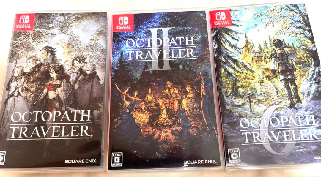 オクトパストラベラー1・2 ・0 Switch版ソフト　3本セット