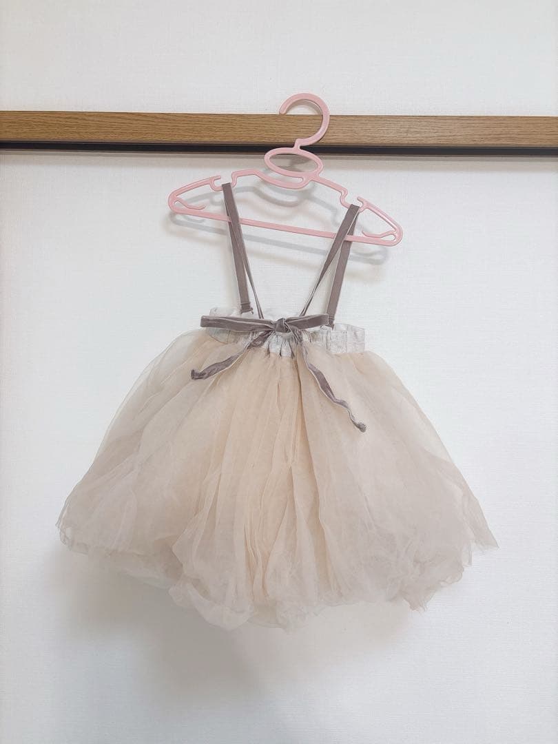マールマールチュチュワンピース ぬいぐるみ付きギフトボックス ピーチ 0〜6歳