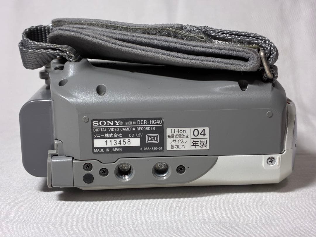 【みやたらこ】SONY DCR-HC40 MiniDV ソニービデオカメラ