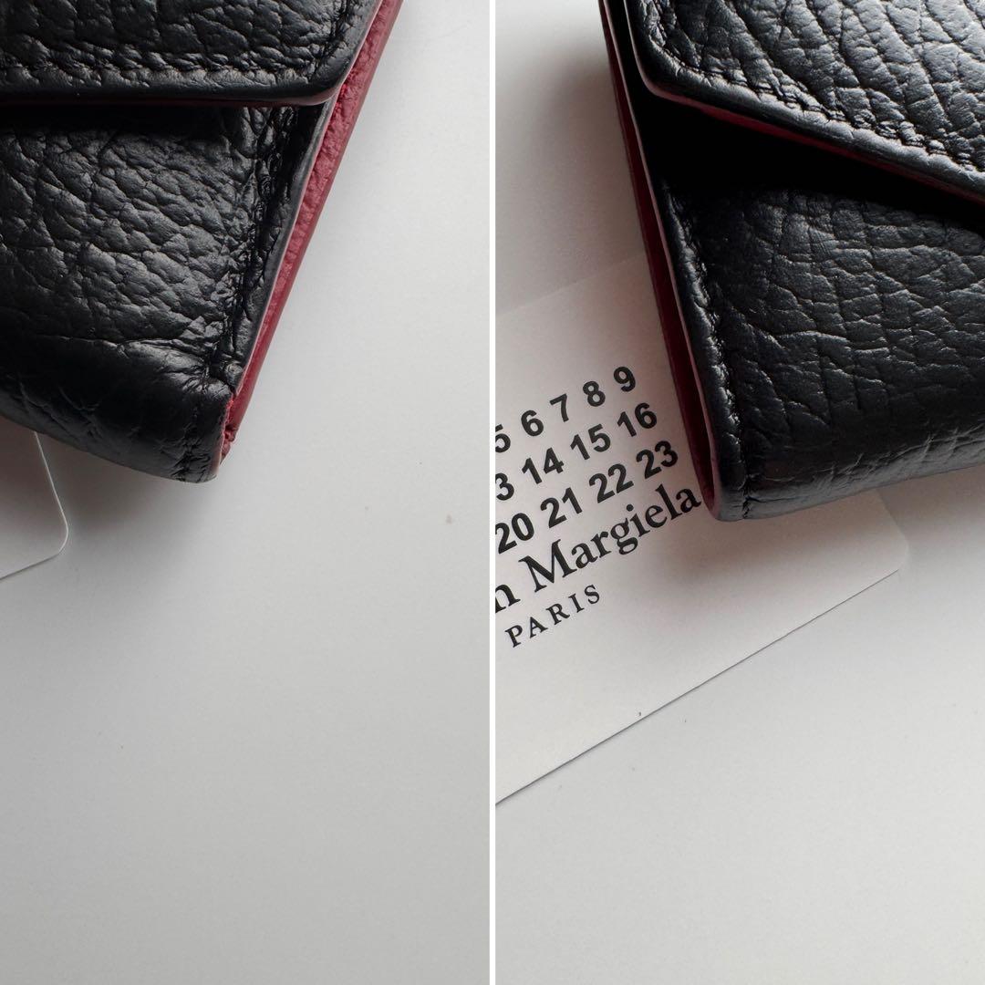 【美品】メゾン マルジェラ 4ステッチ コンパクト ウォレット　Margiela