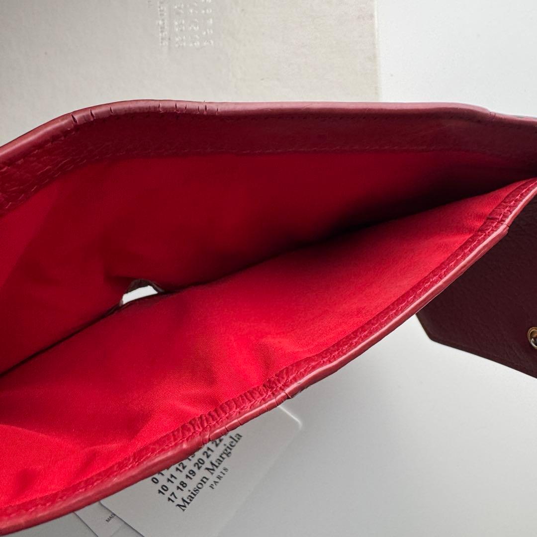【美品】メゾン マルジェラ 4ステッチ コンパクト ウォレット　Margiela