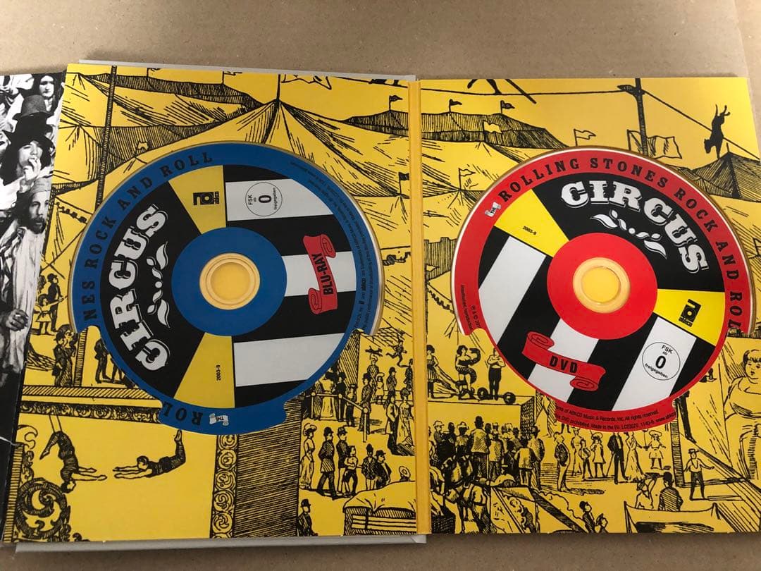Blu-ray+DVD+2CD ローリングストーンズ　ロックン・ロール・サーカス